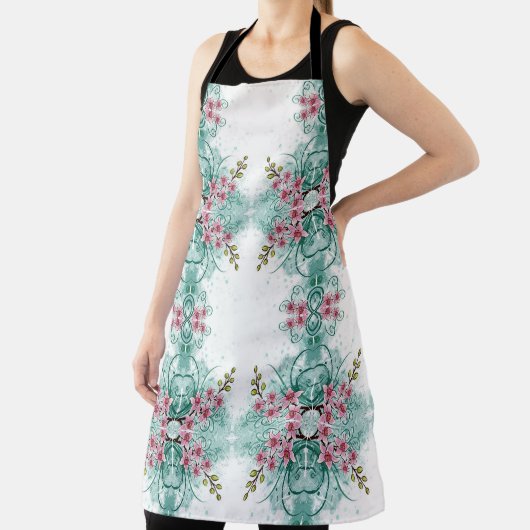 Klassieke stijlen scrollwork schort (Insitu)