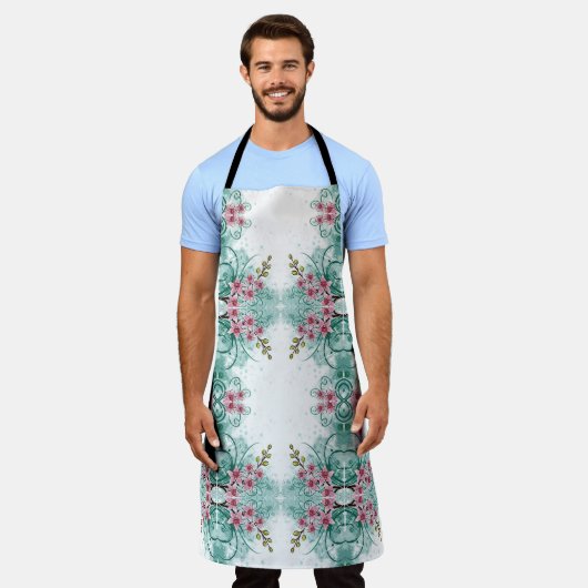 Klassieke stijlen scrollwork schort (Gedragen)