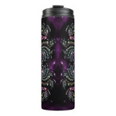 Klassieke stijlen Scrollwork Thermische Tumbler Thermosbeker (Voorkant)