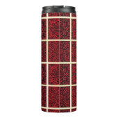 Klassieke stijlen scrollwork thermosbeker (Achterkant)