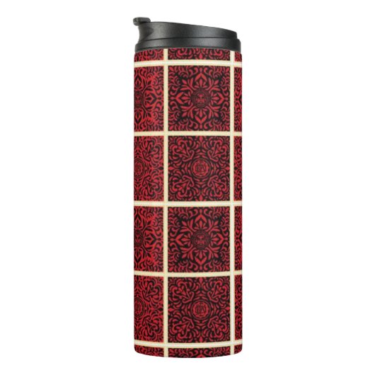 Klassieke stijlen scrollwork thermosbeker (Geroteerd rechts)