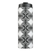 Klassieke stijlen scrollwork thermosbeker (Voorkant)