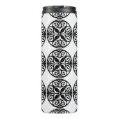 Klassieke stijlen scrollwork thermosbeker (Achterkant)