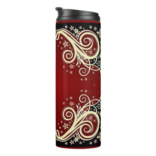 Klassieke stijlen scrollwork thermosbeker (Geroteerd rechts)