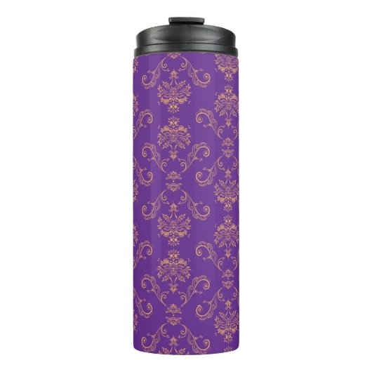 Klassieke stijlen scrollwork thermosbeker (Voorkant)