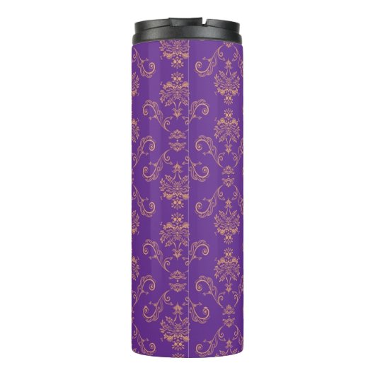 Klassieke stijlen scrollwork thermosbeker (Achterkant)