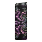 Klassieke stijlen scrollwork thermosbeker (Gedraaid links)