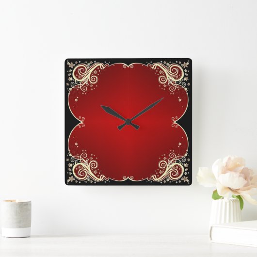 Klassieke stijlen scrollwork vierkante klok (Huis)