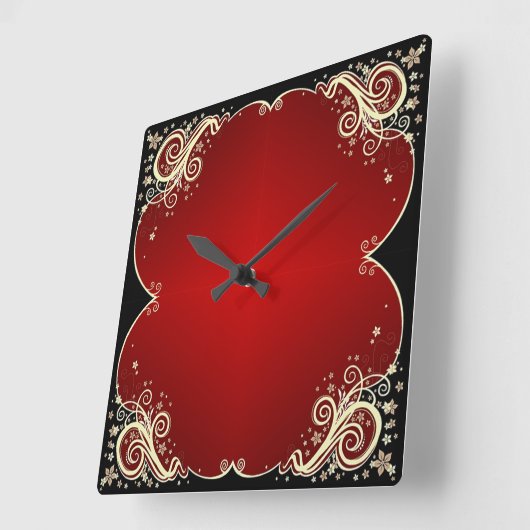 Klassieke stijlen scrollwork vierkante klok (Hoek)