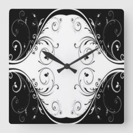 Klassieke stijlen scrollwork vierkante klok
