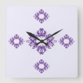 Klassieke stijlen scrollwork vierkante klok (Voorkant)