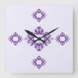 Klassieke stijlen scrollwork vierkante klok