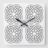 Klassieke stijlen scrollwork vierkante klok (Voorkant)