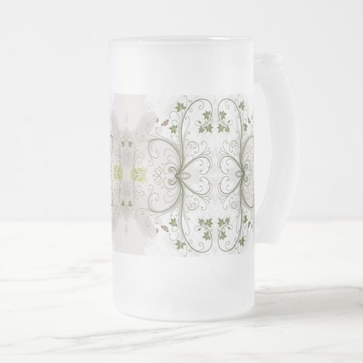 Klassieke stijlen Scrollworks Matglas Bierpul (Voorkant rechts)