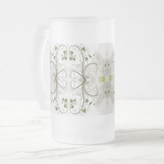 Klassieke stijlen Scrollworks Matglas Bierpul (Voorkant links)