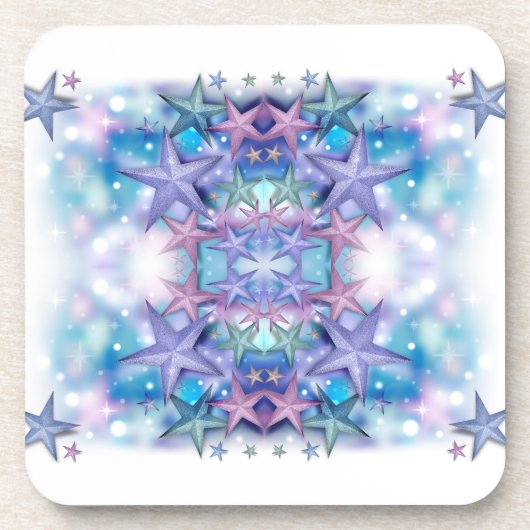 Klassieke Stijlen Sterren Bier Onderzetter (Voorkant)