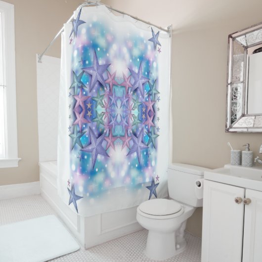 Klassieke Stijlen Sterren Douchegordijn (In situ)