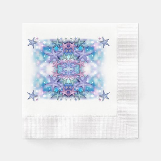 Klassieke stijlen sterren  servet (Voorkant)
