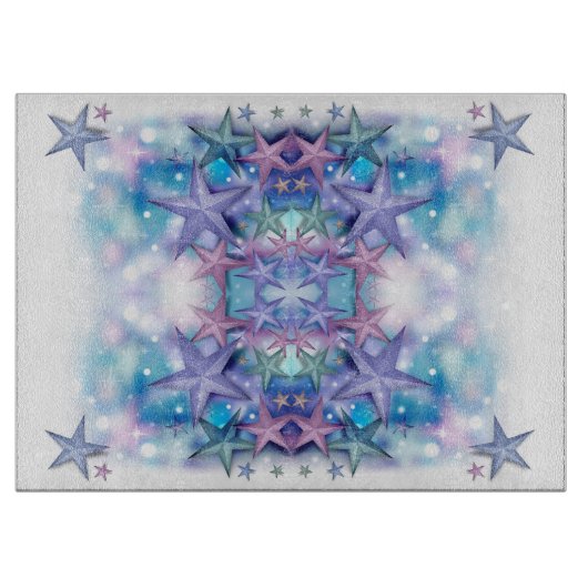 Klassieke stijlen sterren  snijplank (Voorkant)