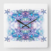 Klassieke Stijlen Sterren Vierkante Klok (Voorkant)