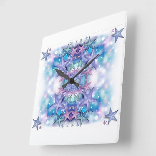 Klassieke Stijlen Sterren Vierkante Klok (Hoek)