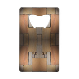 Klassieke stijlen texturen creditkaart flessenopener