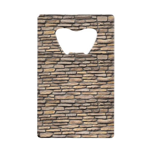 Klassieke stijlen texturen creditkaart flessenopener (Voorkant)