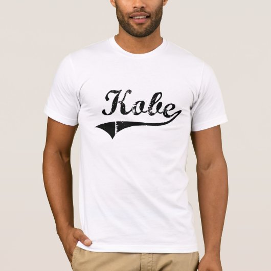 Klassieke stijlnaam Kobe T-shirt (Voorkant)