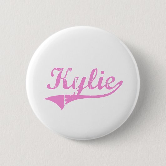 Klassieke stijlnaam Kylie Ronde Button 5,7 Cm (Voorkant)