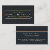 Klassieke stijlontwerper Visitekaartje (Voorkant / Achterkant)