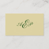 Klassieke stijlroze roze rozenVisitekaartje Visitekaartje (Achterkant)