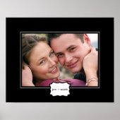 Klassieke stijlvolle, persoonlijke fotomuis - zwar poster (Voorkant)