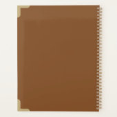 Klassieke stijlvolle planner voor dagelijkse organ (Achterkant)