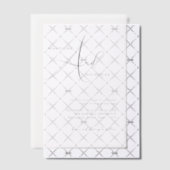 Klassieke Stijlvolle Script bruiloft Vellum Uitnodigingen (Offset (Uitnodiging))