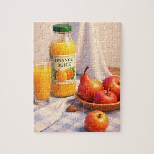 Klassieke Stilleven Kunst Puzzel (Verticaal)