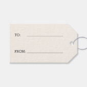 Klassieke Stippen kerstfeestdag cadeautjes Labels Cadeaulabel (Voorkant (Horizontaal))