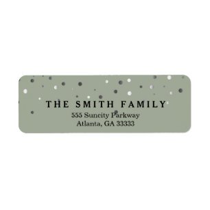 Klassieke Stippen Modern Etiket