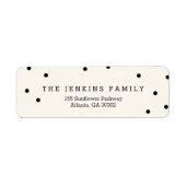 Klassieke Stippen Moderne de Etiketten van het Adr (Voorkant)