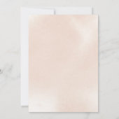 Klassieke Stof Roze Roos Bloemige Bruidsmeisjes Br Kaart (Achterkant)