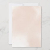 Klassieke Stof Roze Roos Bloemstuk Proefavond Dine Kaart (Achterkant)