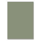 Klassieke stoffige groene scriptie trouw kaart (Achterkant)