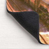 , klassieke stoomcentrale Tornado, jouw naam Muismat (Hoek)