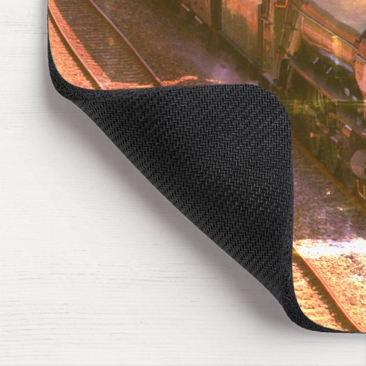 , klassieke stoomcentrale Tornado, jouw naam Muismat (Hoek)