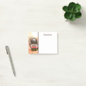  klassieke stoomloco, de hertog, jouw naam post-it® notes (Kantoor)