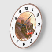 Klassieke stoommotor, 60163 Tornado. Verouderd. Grote Klok (Hoek)