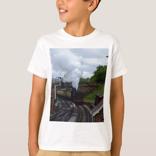 Klassieke stoomtrein t-shirt (Voorkant)