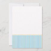 Klassieke Stork Baby Shower Uitnodiging (Achterkant)