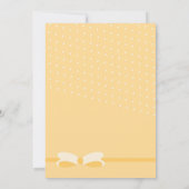 Klassieke Stork Baby Shower Uitnodiging (Achterkant)