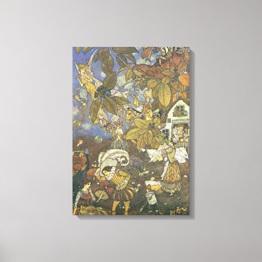  Klassieke Storybook Karakters, Edmund Dulac Canvas Afdruk (Voorkant)