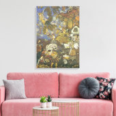  Klassieke Storybook Karakters, Edmund Dulac Canvas Afdruk (Insitu (Woonkamer))